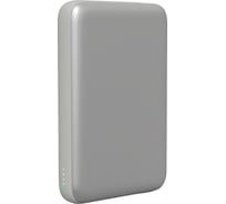 Аккумулятор внешний беспроводной MAGSSORY Core 10 К с магнитами совместимый с MagSafe Silver PBN013t