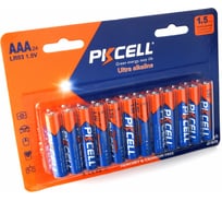 Щелочной/алкалиновый элемент питания PKCELL тип - AAA 24 шт в блистере LR03-24B