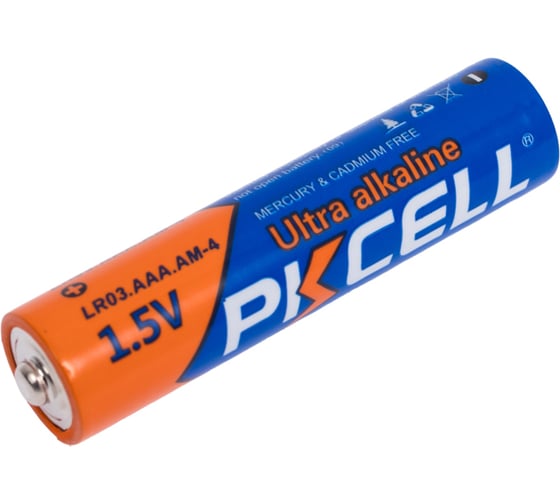 Щелочной/алкалиновый элемент питания PKCELL тип - AAA 24 шт в блистере LR03-24B