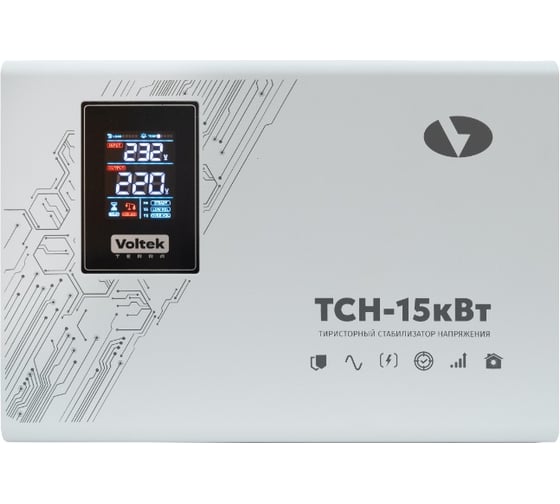Стабилизатор напряжения однофазный VOLTEKterra VOLTEK ТСН 15000 (15000ВА) VTCH-15000 1