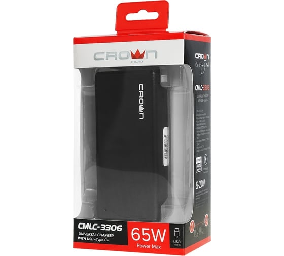 Универсальное зарядное устройство CROWN MICRO CMLC-3306