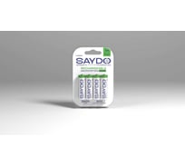 Аккумуляторы SAYDO RECHARGEABLE Ni-MH АA, блистер 4 шт. SNR301