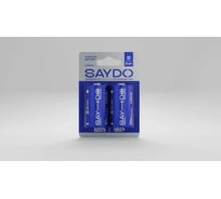 Батарейки алкалиновые SAYDO «Medium» размер D, блистер 2 шт. SSP102