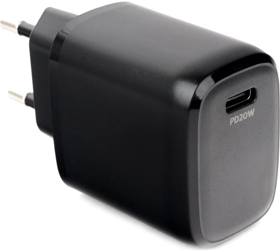 Адаптер питания Cablexpert PD20W, QC3.0, черный MP3A-PC-30