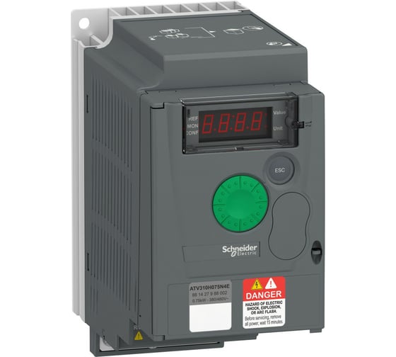 Преобразователь частоты Systeme Electric ATV310 0.75кВт 380В 3ф SE ATV310H075N4E 1
