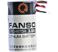 Литиевая батарейка FANSO ER34615H-LD 8 шт для приборов, счетчиков, автомобилей и GPS, тип D с проводами, Li-SOCl2 6799601