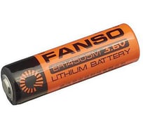 Литиевая батарейка FANSO ER14505M/S 2 шт цилиндрическая для приборов, счетчиков, автомобилей и GPS, тип AA, высокотоковая, Li-SOCl2 6799660