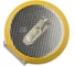 Литиевая батарейка FANSO CR2430-VAY3 дисковая (таблетка; button) с дополнительными выводами для приборов, счетчиков, автомобилей, Li-MnO2 (10 шт) 7054460 2