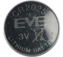 Литиевая диоксид-марганцевая батарейка EVE CR2025 (таблетка) напряжением 3.0 В типоразмера 2025, 20 шт 6777610
