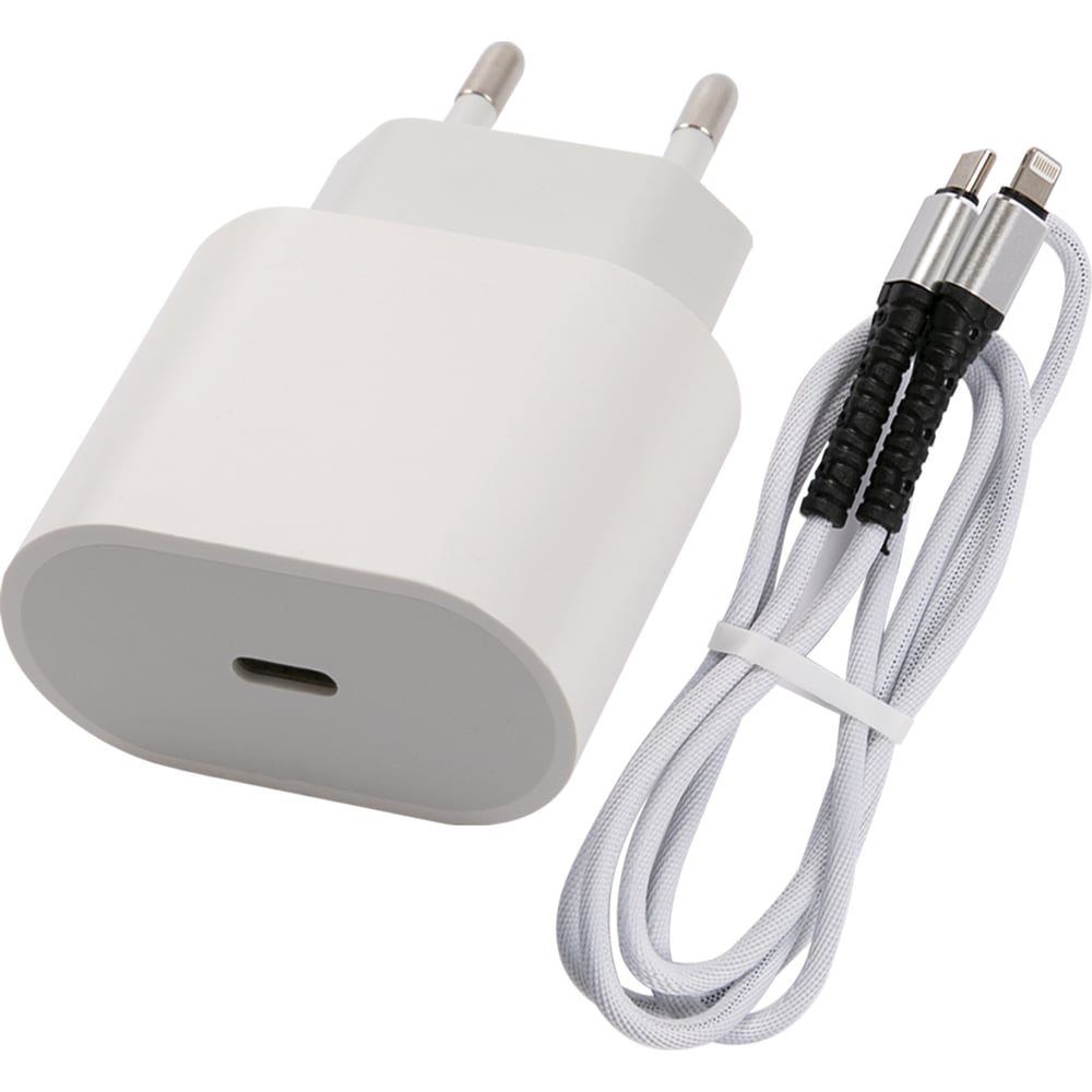 Сетевое зарядное устройство Red Line Type-C PD 25W + кабель Lightning ...