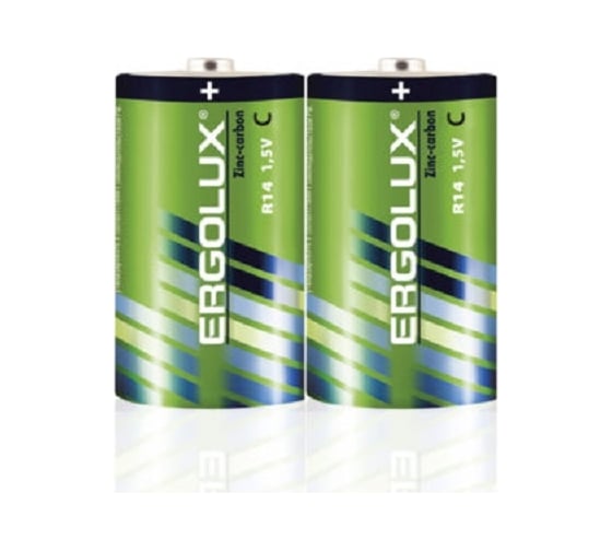 Батарейка Ergolux R14 SR2 R14SR2 1.5В 14335