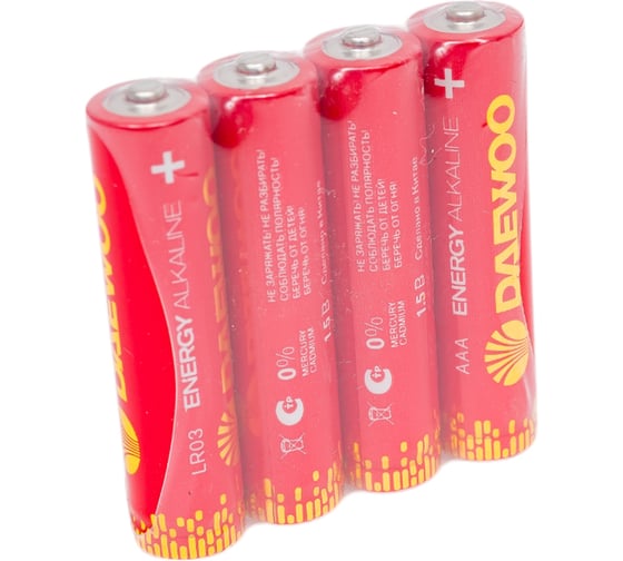 Батарейка Алкалиновый элемент питания DAEWOO AAA/LR03 1.5В Energy Alkaline Pack-96(уп.96шт) 5029934