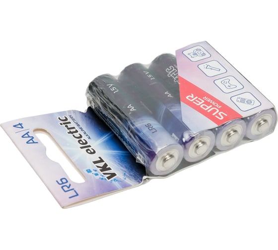 Батарейка VKL electric LR 6 / АА Alkaline BLх4 1,5В 1011500