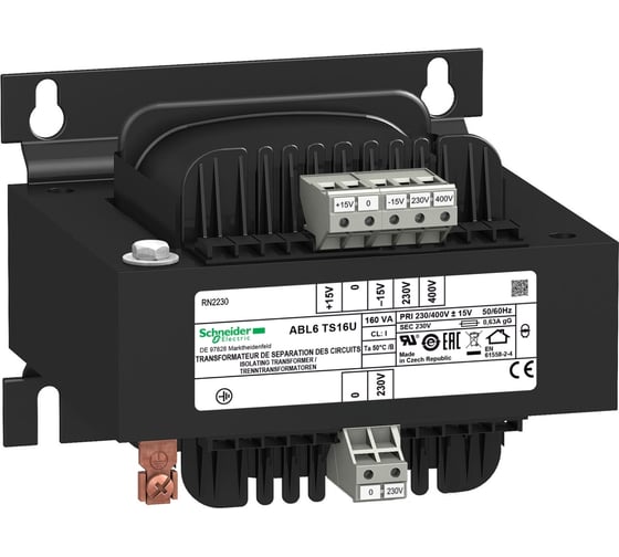 Трансформатор Systeme Electric 230-400В 1x230В 160ВA SE ABL6TS16U 1