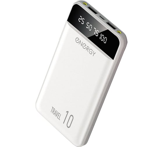Внешний аккумулятор Energy Power Bank 10 000 Travel белый 103582 1