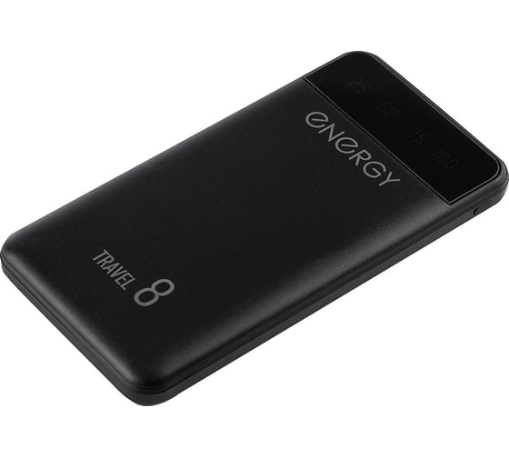 Внешний аккумулятор Energy Power Bank 8000 Travel черный 103573