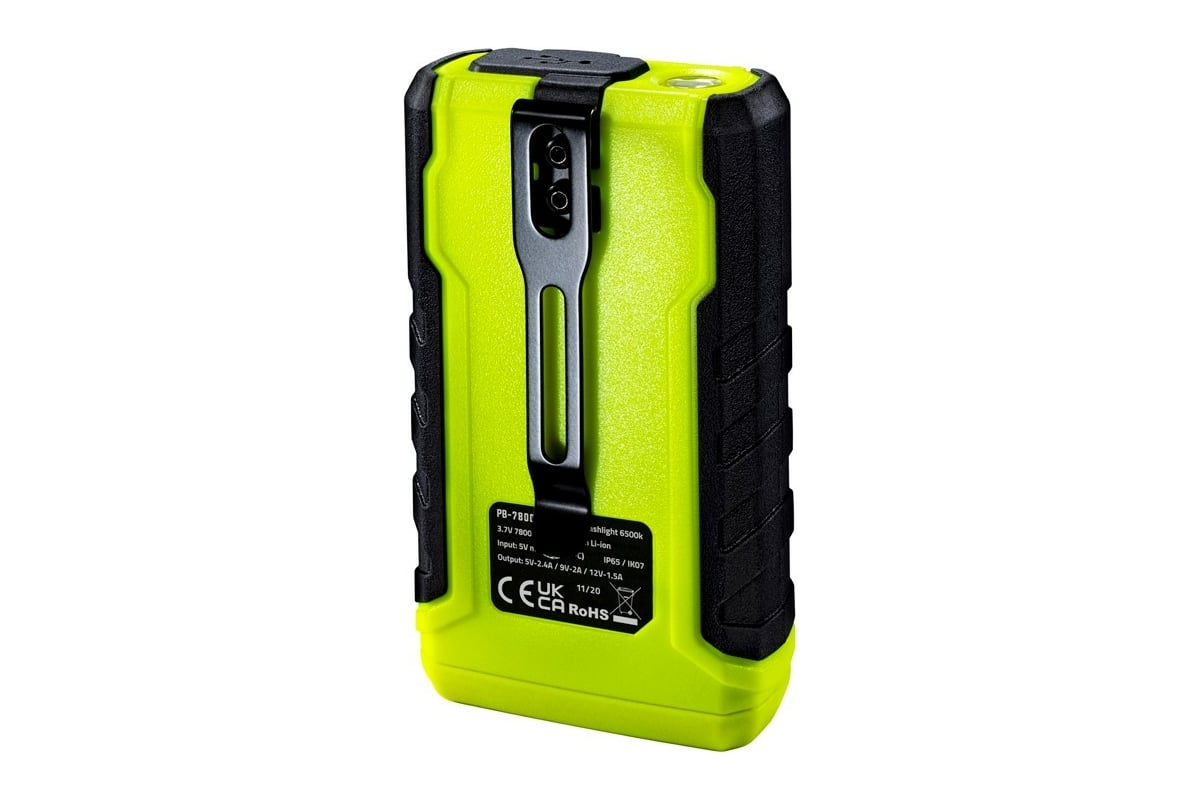 Промышленный фонарик-power bank Unilite PB-7800 - выгодная цена, отзывы,  характеристики, фото - купить в Москве и РФ