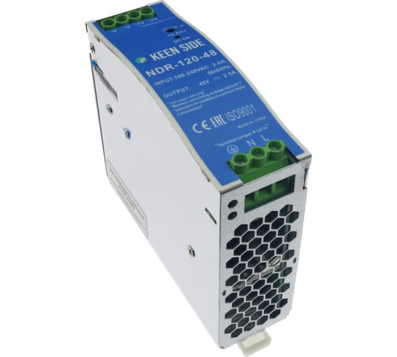 Блок питания на DIN рейку KEEN SIDE NDR-120-48 150735 1