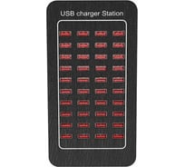 Зарядная станция PALMEXX YFY-A62 40xUSB (5V-2.4A), 200W, цвет чёрный PX/PA-YFYA62