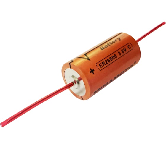 Элемент питания MINAMOTO ER26500/P 3.6V, C, 8500mAh, w/axial wires 10403160 1