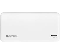 Внешний аккумулятор BigTech (BT-PB-10-W-2) 10000 mAh белый 2176179