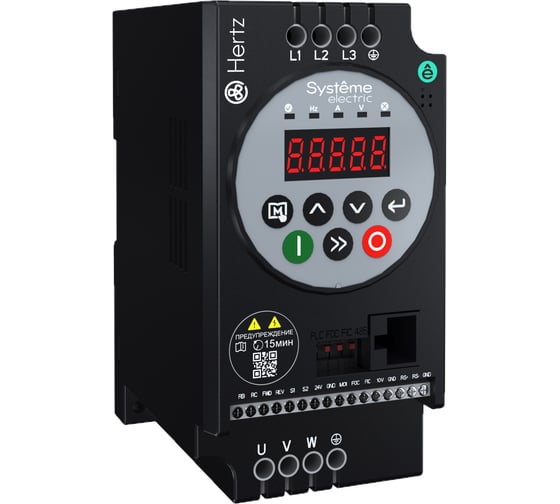 Преобразователь частоты Systeme Electric STV050 0,75 кВт 380В ЭМС С3 + LED панель оператора + SVPM STV050U07N4-SVPM