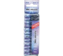 Батарейка VKL electric LR 03 / ААА Alkaline BLх12 1,5В 12 1011497