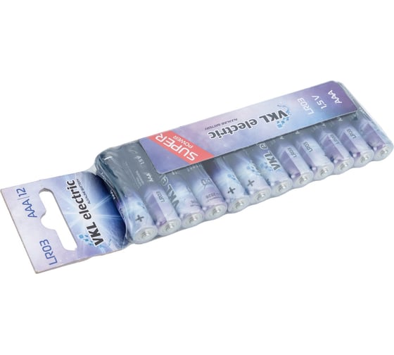 Батарейка VKL electric LR 03 / ААА Alkaline BLх12 1,5В 12 1011497