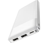 Внешний аккумулятор Amperin Powerbank HOCO J72 Easy travel, 2A, 10000mAh, белый 093145