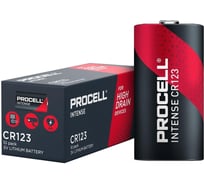 Батарейка Duracell PROCELL Intense CR123A BOX10 литиевая RPL00750