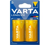 Элемент питания Varta Longlife LR20/D BL2 4120101422 RPL00846