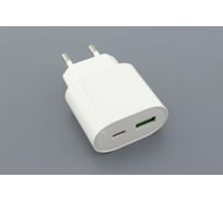 Блок питания (сетевой адаптер) Hoco C109A PD20W+QC3.0 charger, белый 114677