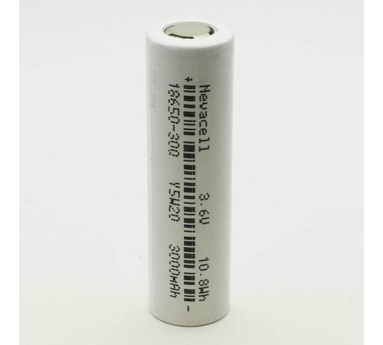 Аккумулятор Nevacell INR18650-3000-10С (3000 mAh) box 2 4687207470070