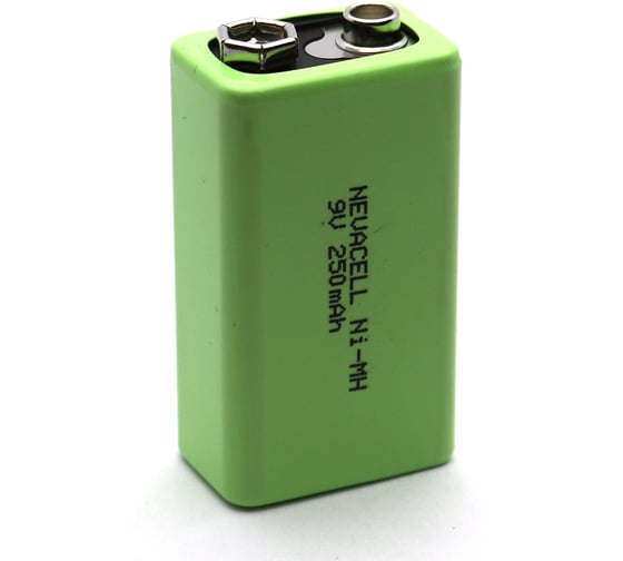 Аккумулятор Nevacell Unique Energy Ni-Mh 9V 250 mAh box 2 4687207470025