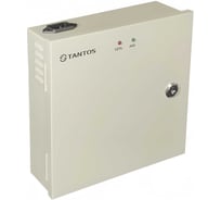 Источник вторичного электропитания резервированный Tantos ББП-50 PRO Lux 12В 5А. Корпус под АКБ 12В 7А∙ч. Защита от глубокого разряда АКБ, Защита от КЗ при работе от АКБ, Регулировка выходного напряжения 00-00082618