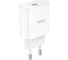 Блок питания (сетевой адаптер) Hoco C94A Metro 1xUSB-C с кабелем Type-C-Type-C, 3.0A, 20W, белый 109592 2