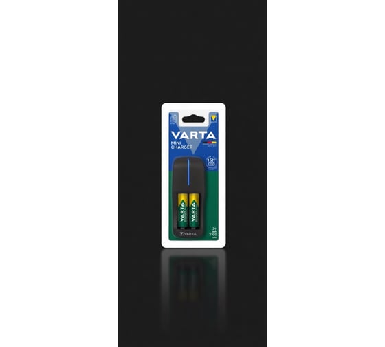 Зарядное устройство Varta Mini Charger incl. с аккумуляторами 2 x AA 2100mAh 57656101451 RPL00607