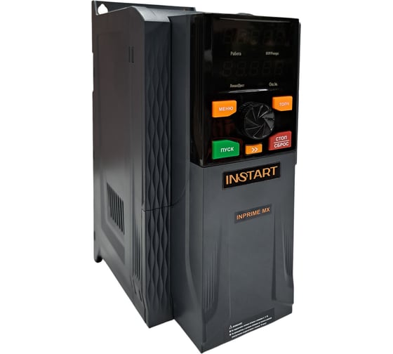 Преобразователь INSTART INPRIME MX-G7.5/P11-4B (G:7.5кВт/P:11квт);(G:17А/25A) 3~400В; торм.модуль; STO; Modbus RTU 00163200