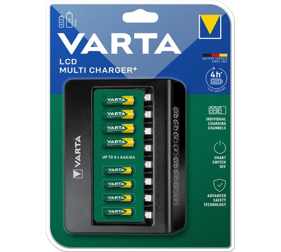 Зарядное устройство Varta LCD Multi Charger+ 57681101401 RPL00614
