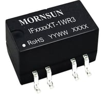 Блок питания на печатную плату MORNSUN IF1212XT-1WR3, в корпусе SMD, DC/DC 1 Вт 12 В, изолированный, однополярный выход, стандартный корпус 3681094