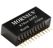 Блок питания на печатную плату MORNSUN K7809-3AR3, DC/DC 27 Вт 9 В, неизолированный, фиксированный выход, стандартный корпус 4086566