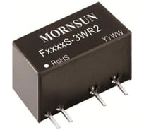 Блок питания на печатную плату MORNSUN F1205S-3WR2, в корпусе SIP7, DC/DC 3 Вт 5 В, изолированный, фиксированный вход, однополярный выход 3151803