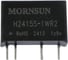 Блок питания на печатную плату MORNSUN H2415S-1WR2, в корпусе SIP7, DC/DC 1 Вт 15 В, изолированный, фиксированный вход, однополярный выход 3151903 2