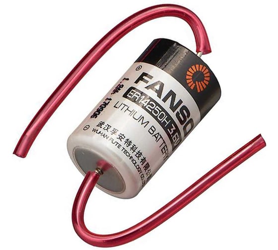 Литиевая батарейка FANSO ER14250H/P 8 шт цилиндрическая для приборов, счетчиков, автомобилей и GPS, тип 1/2AA c аксиальными выводами, Li-SOCl2 6799652