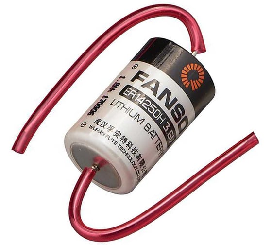 Литиевая батарейка FANSO ER14250H/P 4 шт цилиндрическая для приборов, счетчиков, автомобилей и GPS, тип 1/2AA c аксиальными выводами, Li-SOCl2 6799651