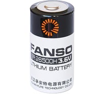Литиевая батарейка FANSO ER26500H/S 2 шт для автомобилей, GPS и датчиков, тип С, Li-SOCl2 6799572