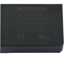 Блок питания MORNSUN LHE20-20B09 на печатную плату, в кожухе, AC/DC 20 Вт 9 В, изолированный, залитый компаундом, универсальный вход 3153507
