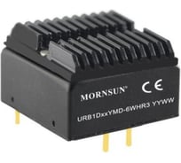 Блок питания MORNSUN URB1D05YMD-6WHR3 на печатную плату, DC/DC 6 Вт 5 В, изолированный, широкий вход, однополярный выход 3204712