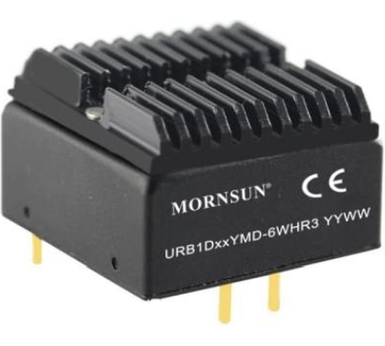 Блок питания MORNSUN URB1D05YMD-6WHR3 на печатную плату, DC/DC 6 Вт 5 В, изолированный, широкий вход, однополярный выход 3204712