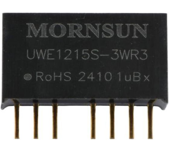 Блок питания MORNSUN UWE1215S-3WR3 на печатную плату, DC/DC 3 Вт 15 В, -15 В, изолированный, сверхширокий вход, биполярный выход 4147113